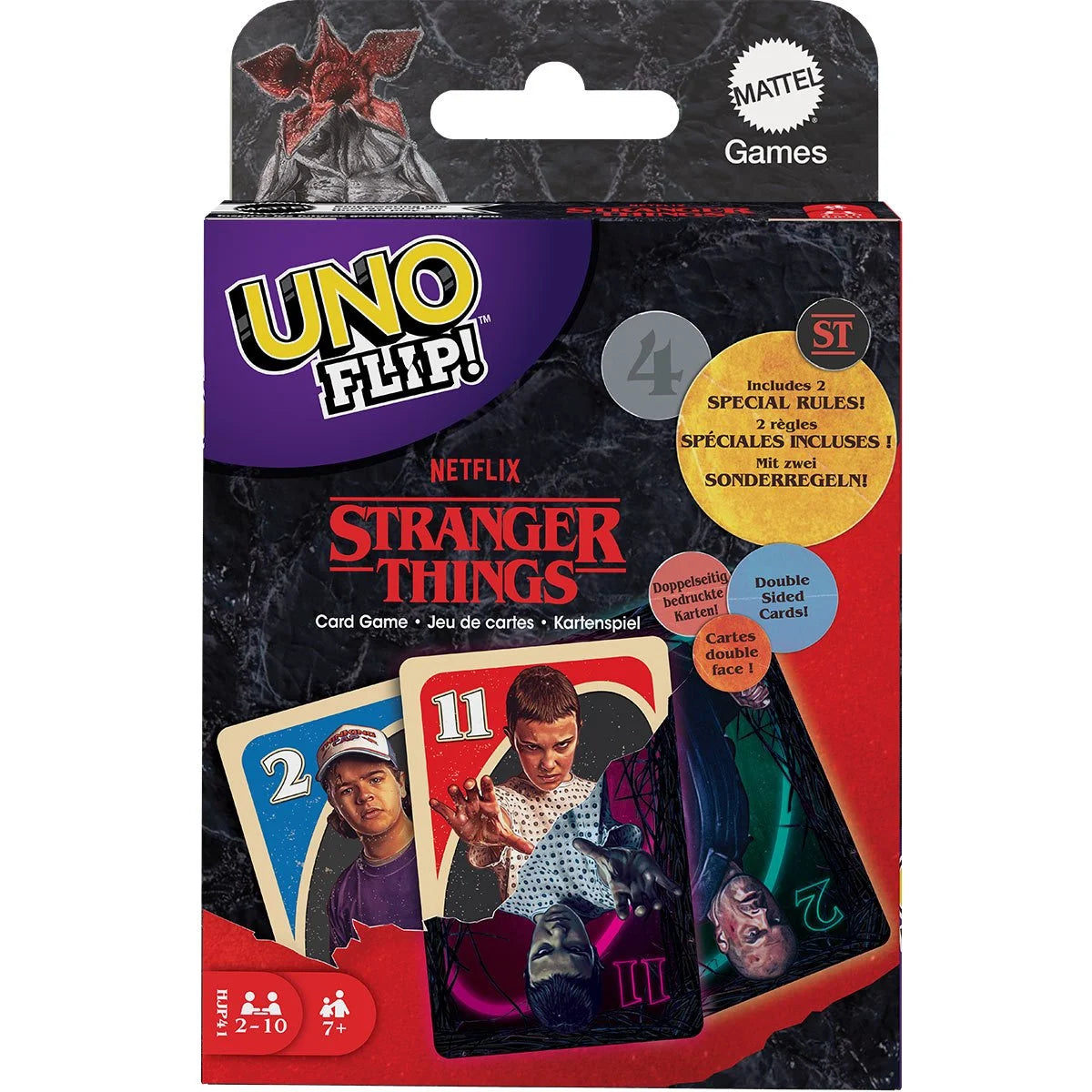 Stranger Things Uno Flip Card Game