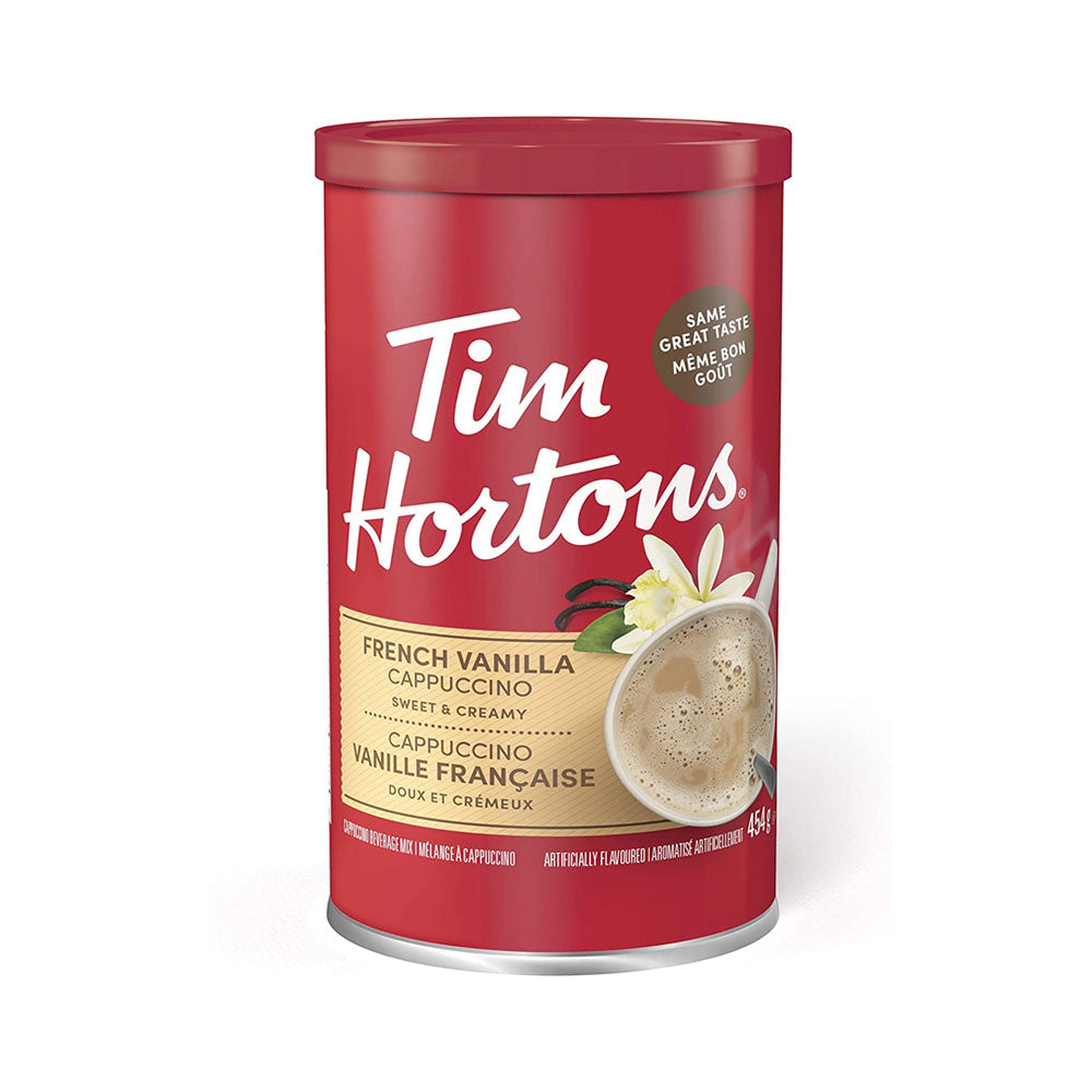 Tim Horton’s Instant Cappuccino, French Vanilla, 16 Ounce
