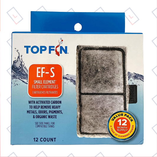 Top Fin EF-S Element Filter Cartridge Value Pack 12 Month Supply